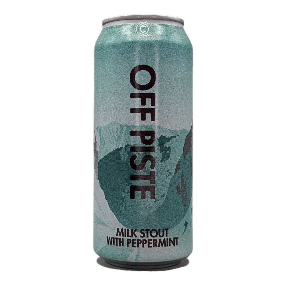 Off Piste Chocolate Mint Milk Stout by Born Brewing Co., beer label