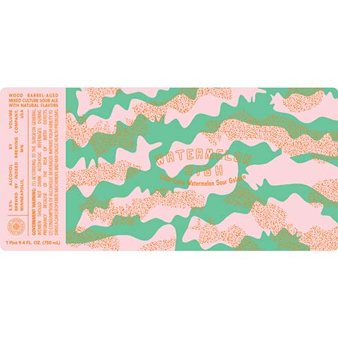 Indeed Watermelon High Sour Ale by Indeed Brewing Co, beer label