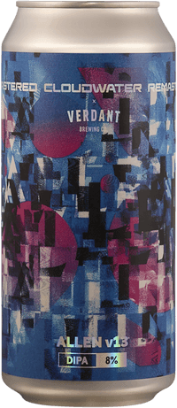 Cloudwater x Verdant Allen v13 DIPA by Cloudwater Brew Co, beer label