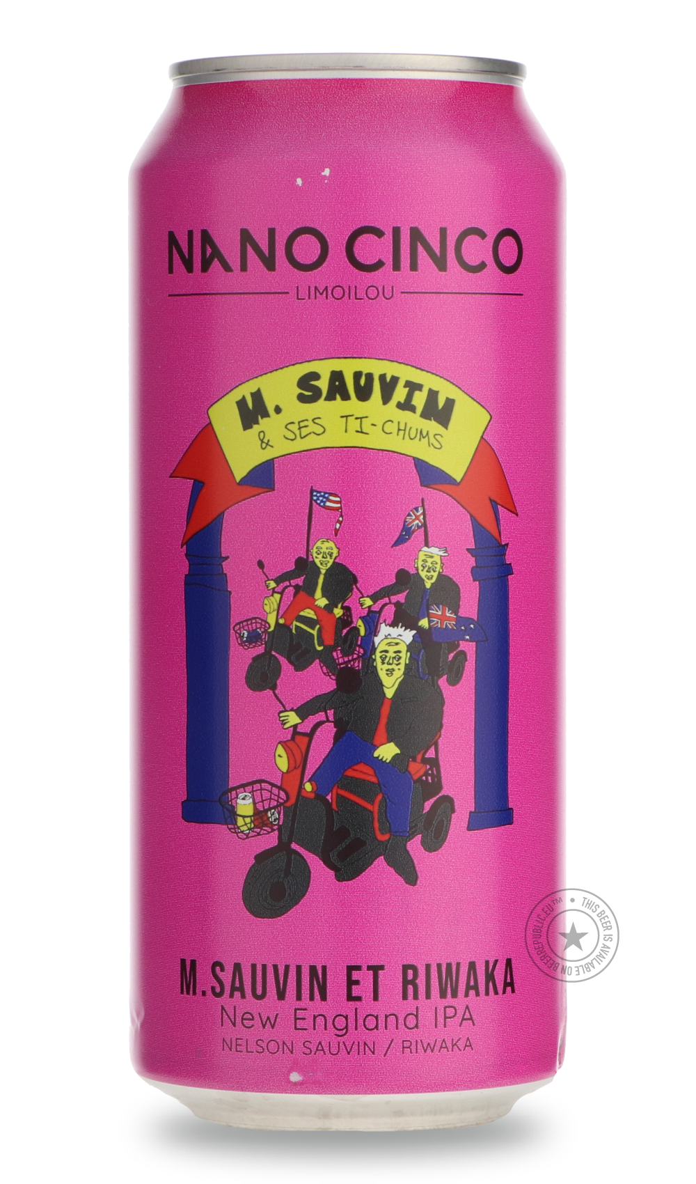 M.Sauvin Et Riwaka by Nano Cinco, beer label