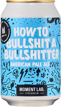 Moment Lab How To Bullshit A Bullshitter by Moment Lab Stockholm, beer label