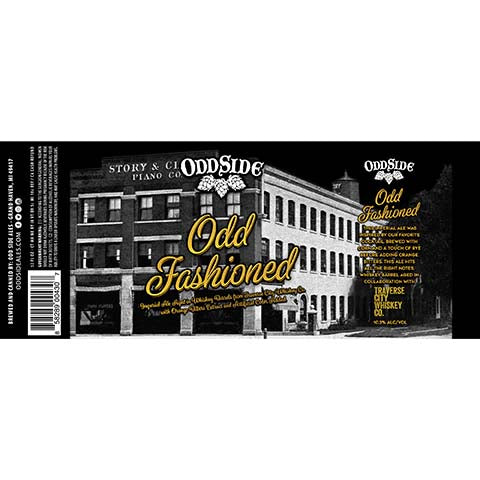 Odd Side Odd Fashioned Imperial Ale by Odd Side Ales, beer label