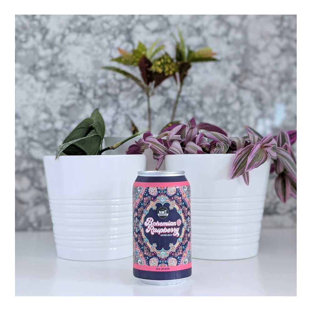 Bohemian Raspberry Fruited Berliner Weisse by NWT Brewing Company, beer label