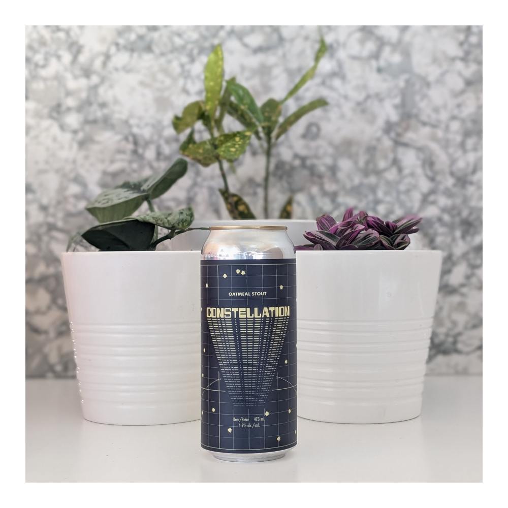 Constellation Oatmeal Stout by Cabin Brewing Company, beer label