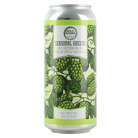 Wild Barrel Seasonal Greens IPA by Wild Barrel Brewing Company, beer label