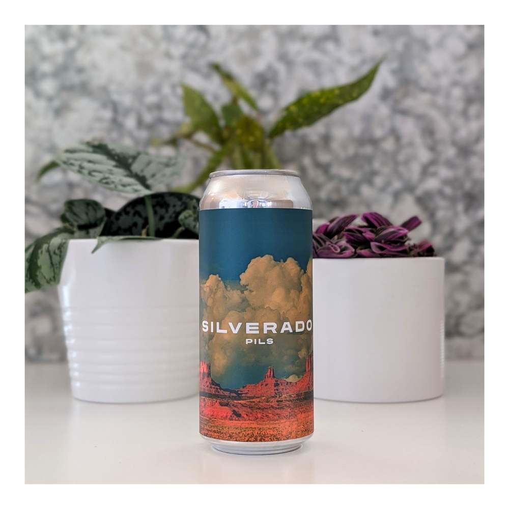 Silverado Pils by Superflux Beer Company x Structures Brewing, beer label