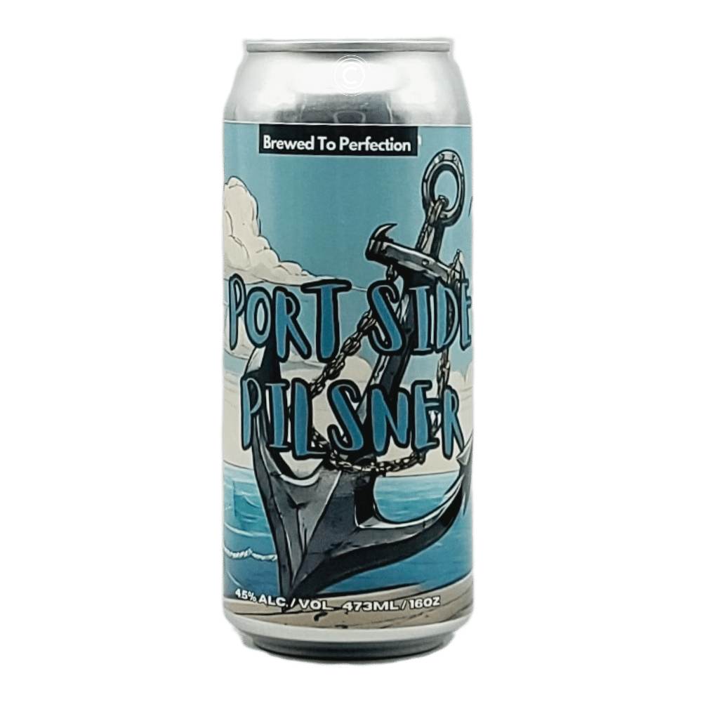 Portside Pilsner by 2nd Wind Brewery, beer label