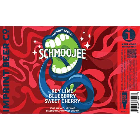 Imprint Schmoojee Key Lime Blueberry Sweet Cherry Sour by Imprint Beer Company, beer label