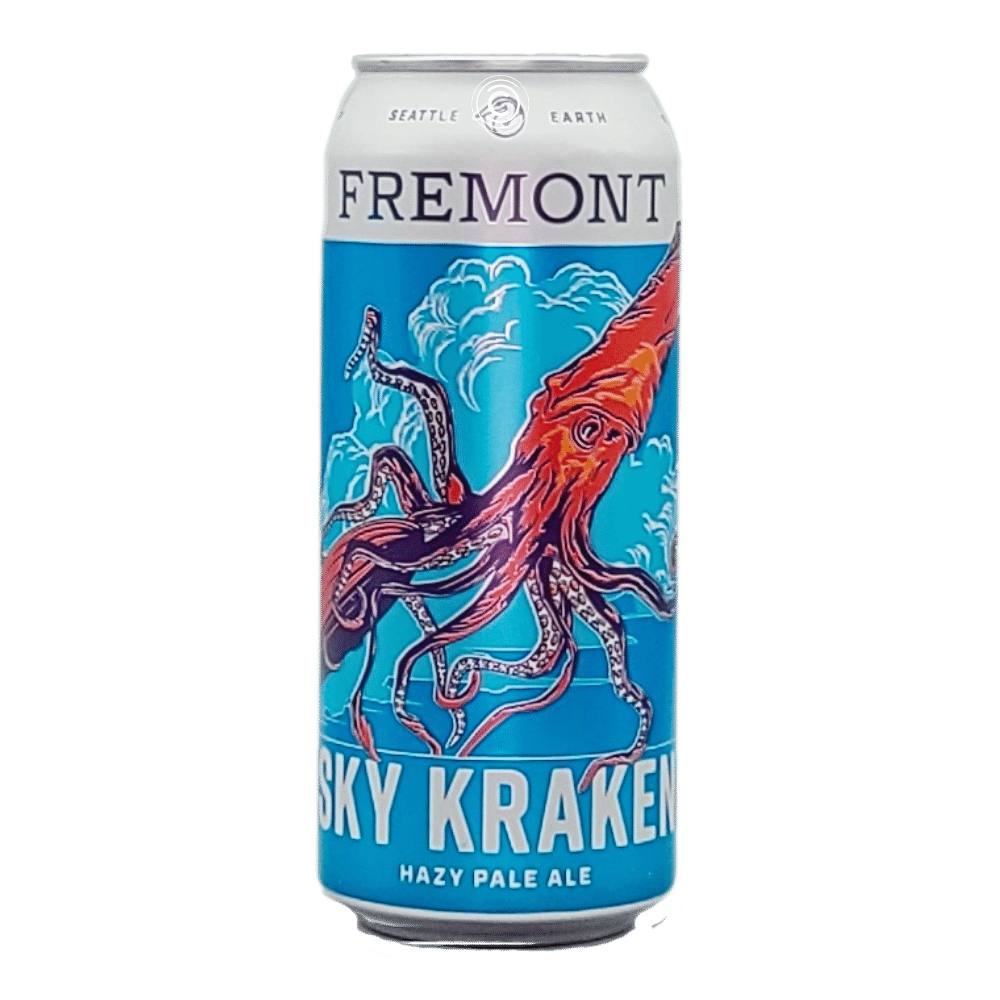 Sky Kraken New England Pale Ale by Fremont Brewing Co, beer label