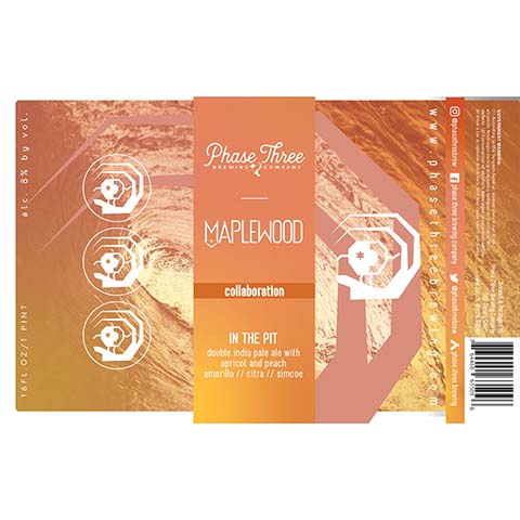 Phase Three Maplewood In The Pit DIPA by Phase Three Brewing Company, beer label
