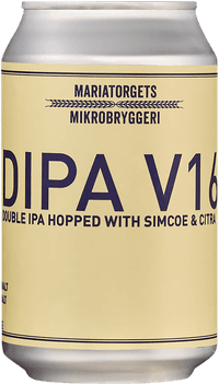 DIPA v16 by Mariatorgets Mikrobryggeri, beer label