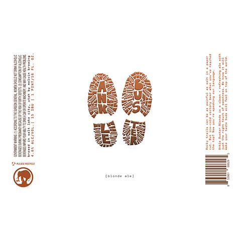 Melvin Ankle Buster Blonde Ale by Melvin Brewing, beer label