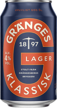 Gränges Klassisk lager by Spendrups Bryggeri, beer label