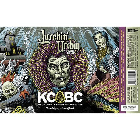 Kings County Brewers Collective Lurchin' Urchin Fruited Sour by Kings County Brewers Collective, beer label