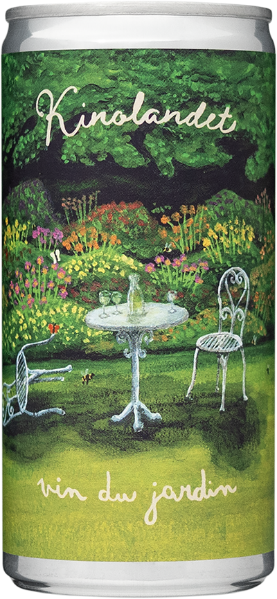 Kinolandet vin du jardin by Stigbergets Bryggeri, beer label