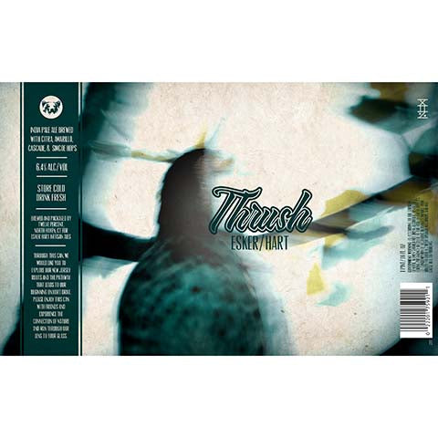 Esker Hart Thrush IPA by Esker Hart Artisan Ales, beer label