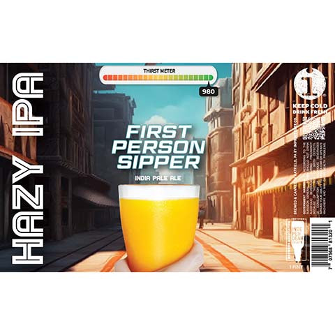 Imprint First Person Sipper IPA by Imprint Beer Company, beer label