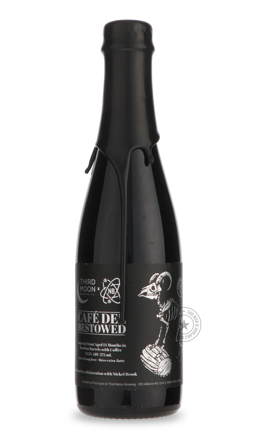 Café Del Bestowed / Nickel Brook by Third Moon, beer label