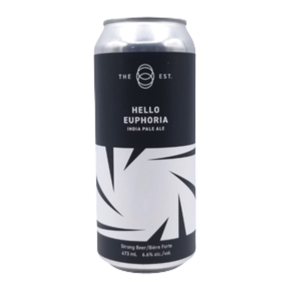 Hello Euphoria Hazy IPA by The Establishment Brewing Company, beer label