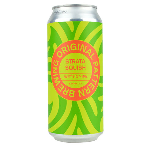 Original Pattern Strata Squish Wet Hop IPA by Original Pattern Brewing Company, beer label