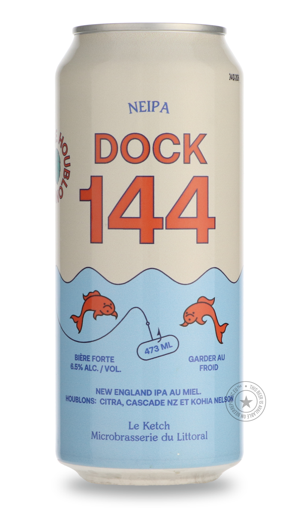 Dock 144 - Citra, Cascade NZ & Kohia Nelson by Le Ketch, beer label