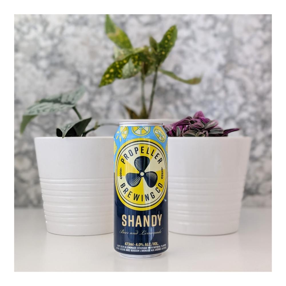 Shandy by Propeller Brewing Company, beer label