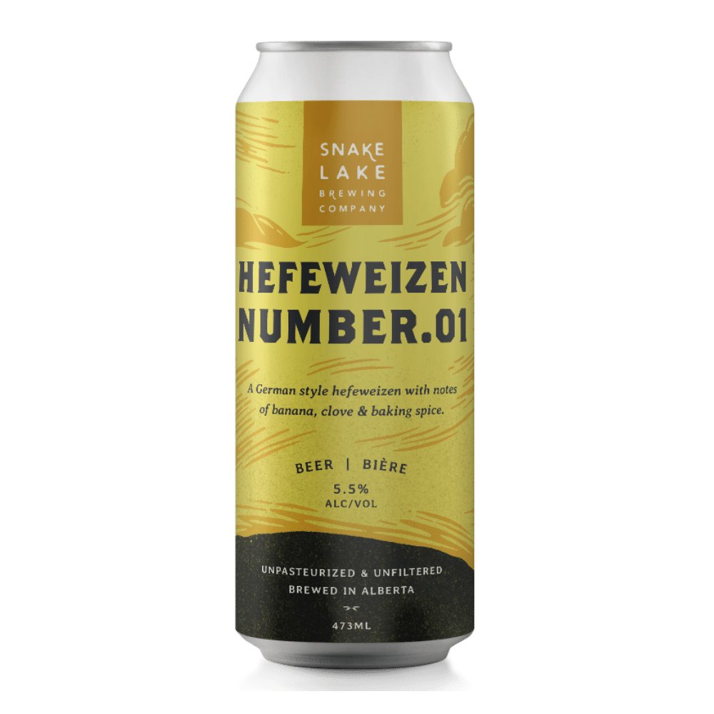Brewing Company Hefeweizen by Snake Lake Brewing Company, beer label