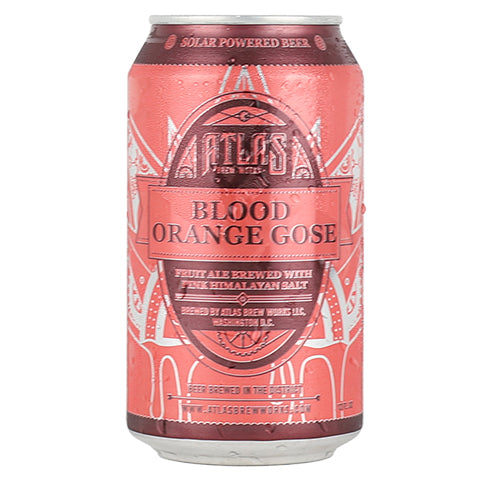 Atlas Brew Works Blood Orange Gose by Atlas Brew Works, beer label