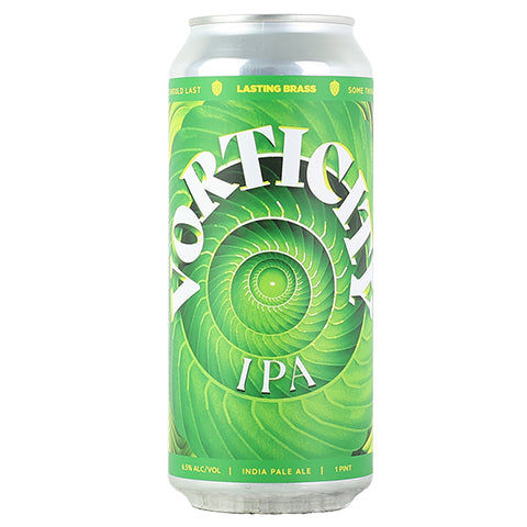 Lasting Brass Vorticity IPA by Lasting Brass Craft Brewing, beer label