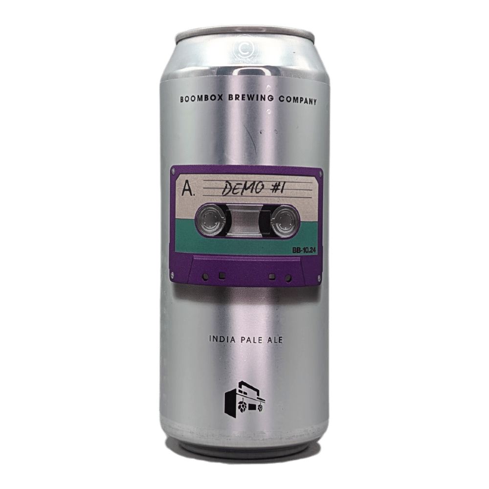 Demo #1 Hazy IPA by Boombox Brewing Company, beer label