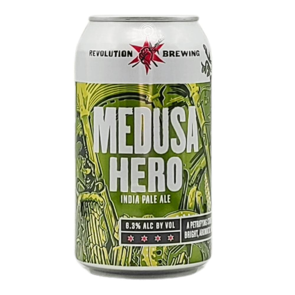 Medusa Hero India Pale Ale by Revolution Brewing, beer label