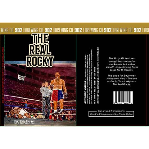 902 Brewing The Real Rocky Hazy IPA by 902 Brewing, beer label