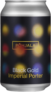 Black Gold Imperial Porter by Põhjala, beer label
