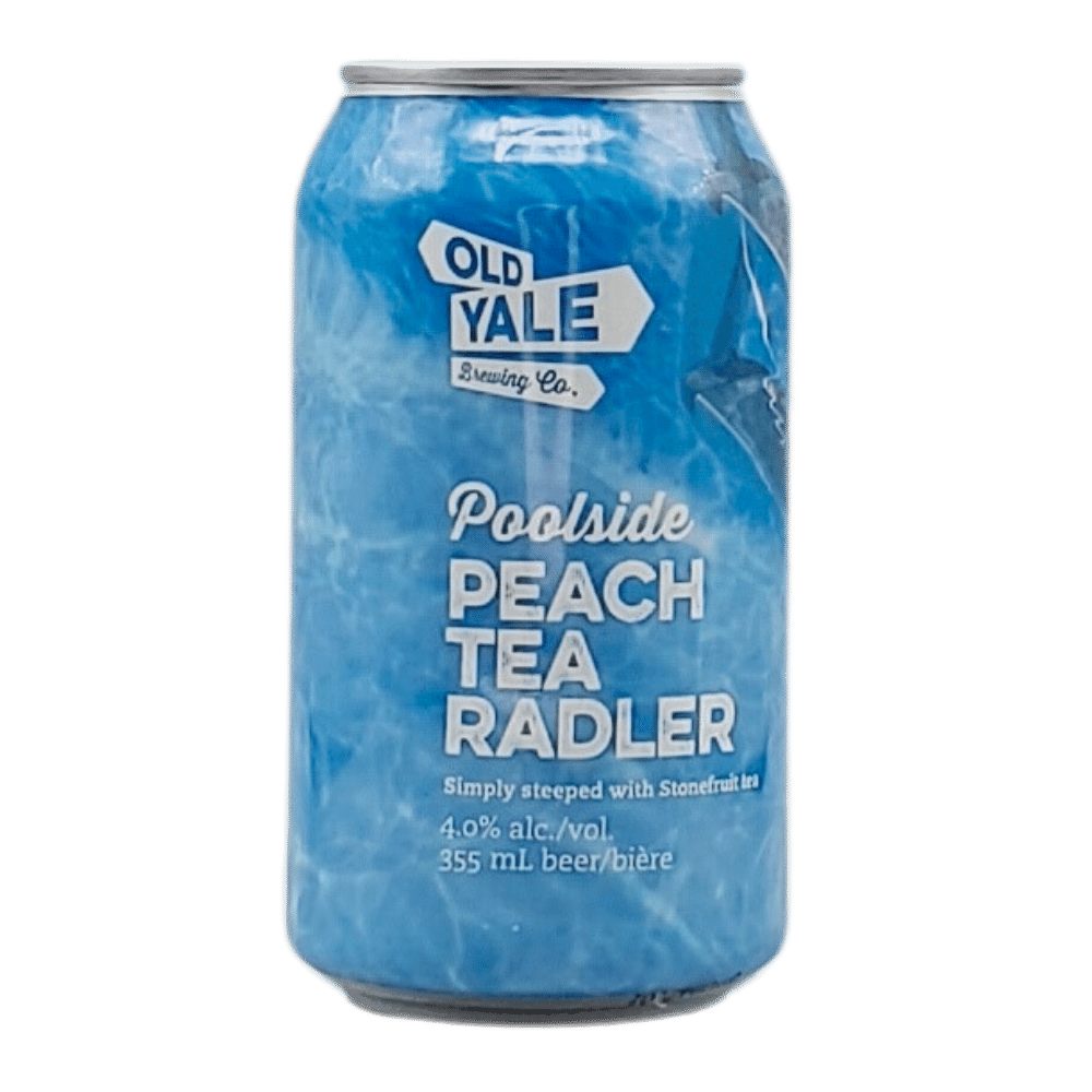 Peach Tea Radler by Old Yale Brewing Company, beer label