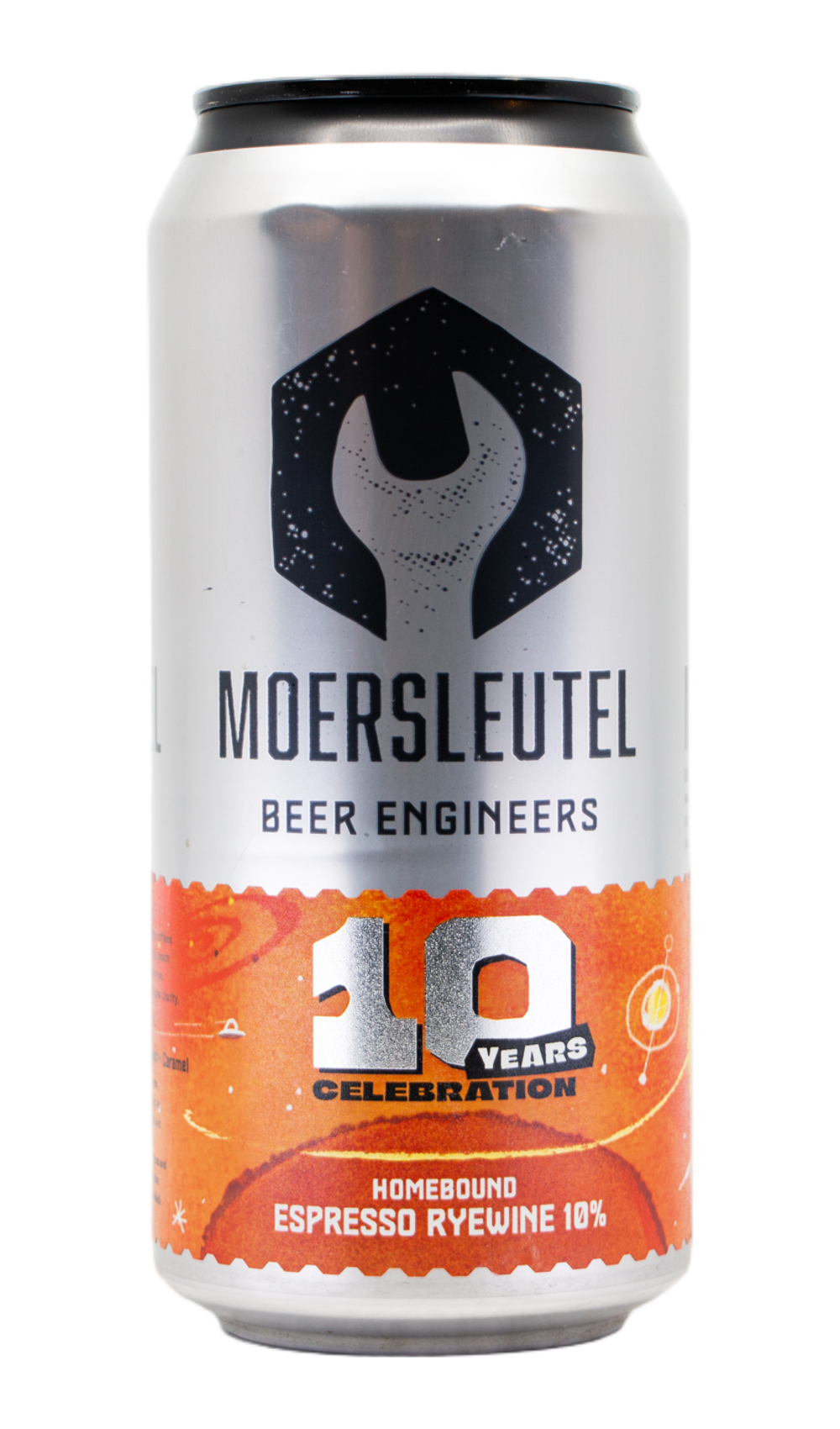 Moersleutel 10 Years: Homebound by Moersleutel Craft Brewery, beer label