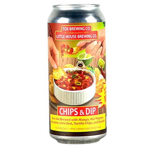 Tox/Little House Chips & Dip Sour by Tox Brewing Company, beer label