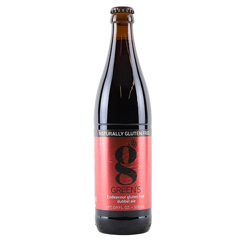 Green's Endeavour Gluten-Free Dubbel Dark Ale by Green's Beers, beer label