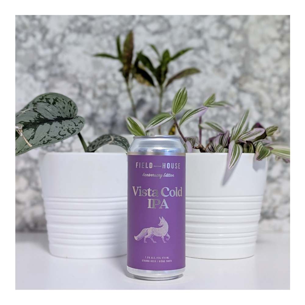Vista Cold IPA by Field House Brewing Co., beer label
