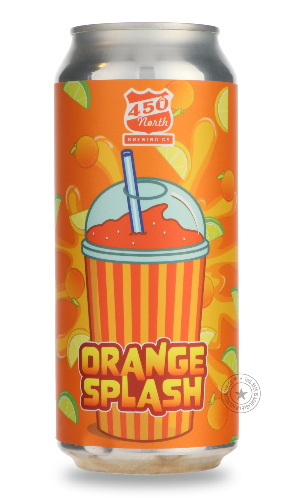 SLUSHY XL: Orange Splash by 450 North Brewing Company, beer label