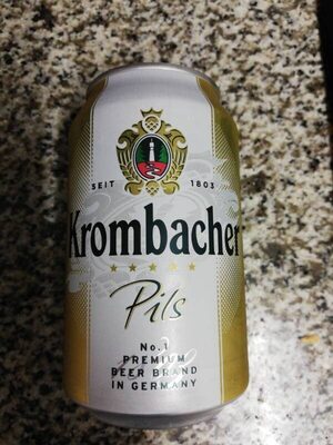 Pils by Krombacher, beer label