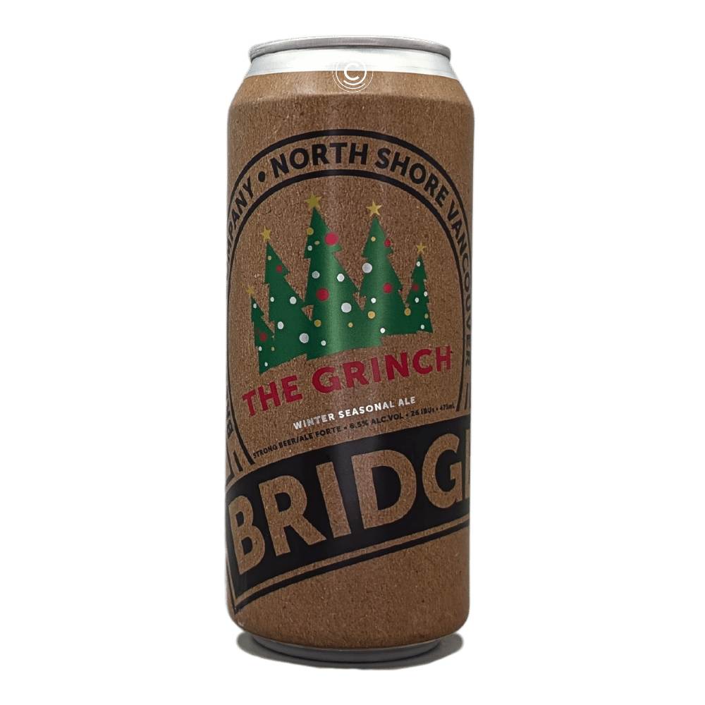 The Grinch Winter Ale by Bridge Brewing Company, beer label