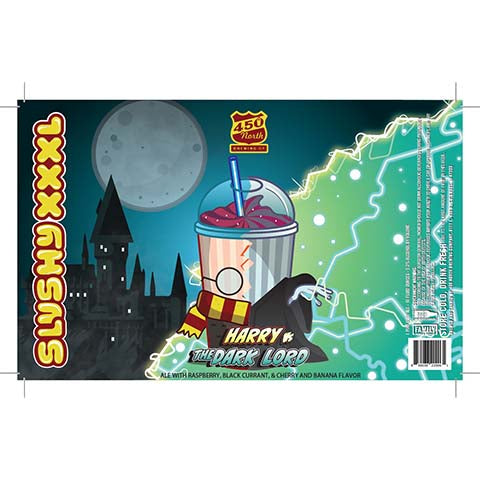 450 North Slushy XXXL Harry Vs The Dark Lord Sour by 450 North Brewing Company, beer label
