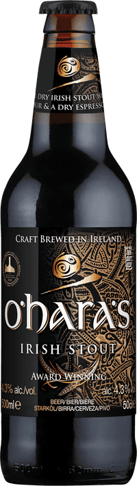 O'Hara's Irish by Carlow Brewing Co, beer label