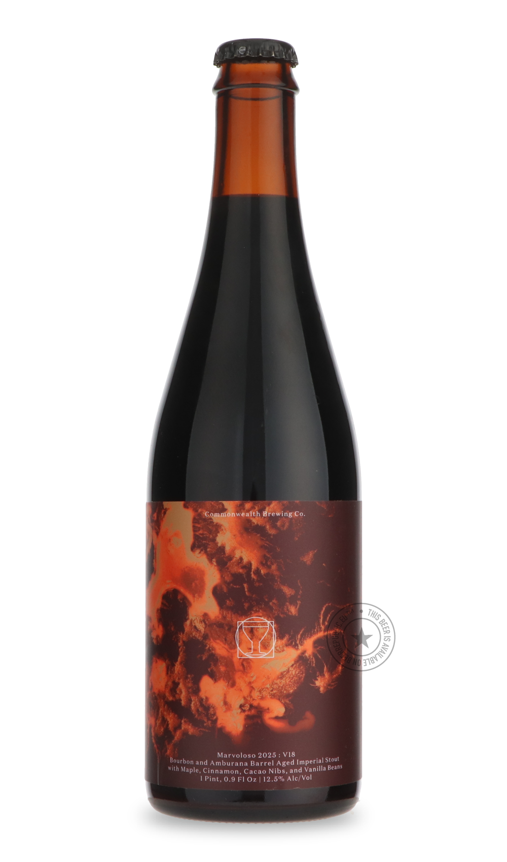 Marvoloso V18 by Commonwealth Brewing Co., beer label
