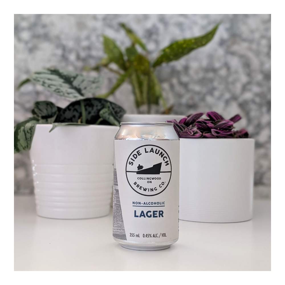 Lager Non-Alcoholic by Side Launch Brewing Company, beer label