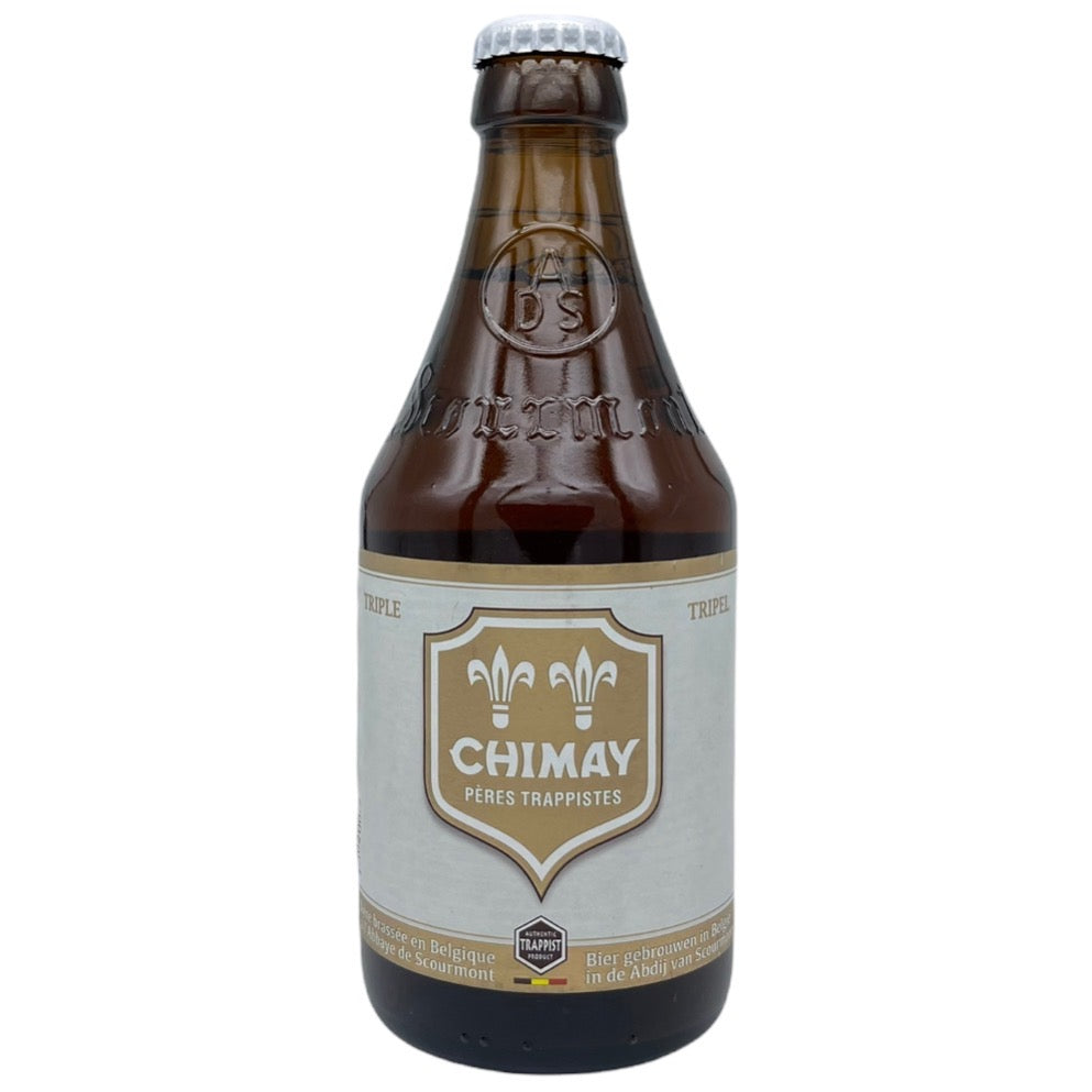 Chimay Cinq Cents (White) by Chimay, beer label