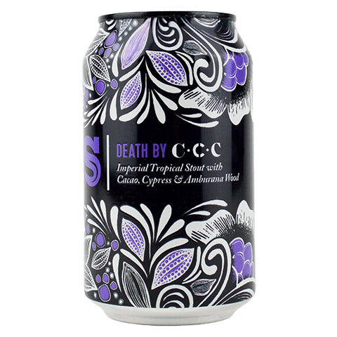 Siren Death By Caribbean Chocolate Cake Stout by Siren Craft Brew, beer label