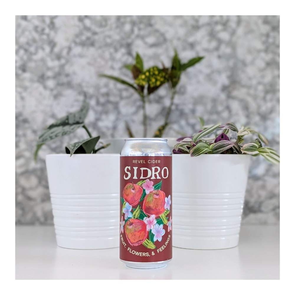 Sidro Dry Cider by Revel Cider Company, beer label