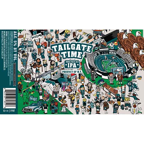 Ellicottville Tailgate Time IPA by Winery of Ellicottville, beer label