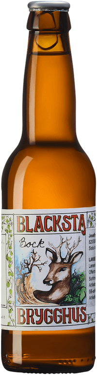 Blacksta Brygghus Bock by Josefin Lagerhorn, beer label